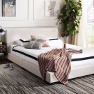 Safavieh Carter Elegant Glam Upholstered Bed Frame