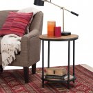 Simpli Home Jenna Round Side Table