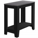 Accent Table - Black/Grey Top