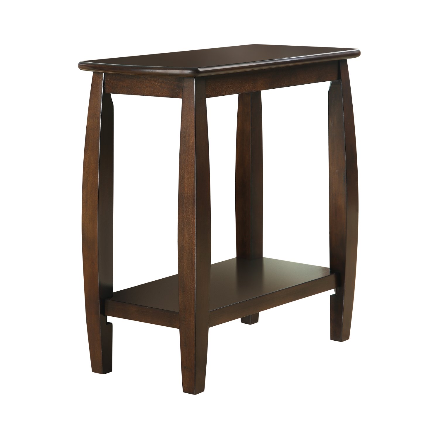 1-Shelf Chairside Table Cappuccino