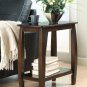 1-Shelf Chairside Table Cappuccino