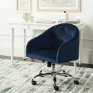 Safavieh Amy Tufted Chrome Leg Swivel Office Chair