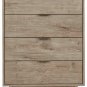 Signature Design by Ashley Oliah Natural Wood Four Drawer Chest