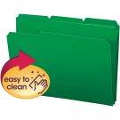 Smead, SMD10502, 1/3-cut Tab Poly File Folders, 24 / Box, Green