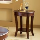 Steve Silver Troy Round Cherry Wood End Table