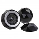 Lyrix Powerball X2 Bluetooth Speaker System By Digital Treasures, Model 09369, Black
