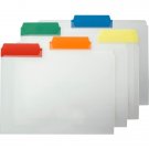 Smead, SMD10530, Heavy-Duty Poly File Folders, 25 Per Box, Blue, Red, Green, Y