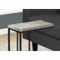 Accent Table - Grey Reclaimed Wood-Look/Black Metal