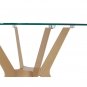 Studio Designs Home Archtech Modern Glass Top End Table
