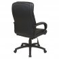 Office Star Products Work Smart High Back Faux Leather Executive Chair with Pa