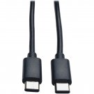 Tripp Lite, U040-006-C, USB Type-C to USB Type-C M/M HiSpeed Cable, 1, Black