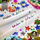 Premium Confetti Cannon - 4 Pack Multicolor | Streamer Cannons And Star Confet