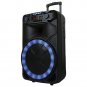 Supersonic Portable Bluetooth Speaker, Black, IQ-6115DJBT