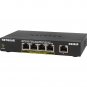 Gs305P-200Nas 5 Port Gigabit Ethernet Unmanaged Switch With 4-Port Poe