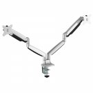 Aluminum Lcd Vesa Universal Tilt 2-Screen Desk Mount, 26.4 Inch Tall