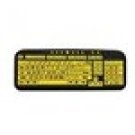Low Vision Keyboard Large Black Print Yellow Keys