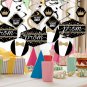 Big Dot of Happiness Prom - Prom Night Party Hanging Decor - Party Decoration Swirls - Set of 40