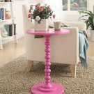 Palm Beach Spindle Table, Pink