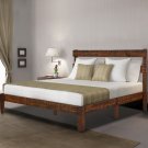 12 Inch Classic Solid Wood Platform Bed With Headboard, Full