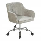 Versailles Task Chair With Swivel & Adjustable Height, 200 Lb. Capacity, Smoke