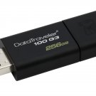 Kingston Datatraveler 100 G3 256Gb, Usb 3.0 / 2.0 Backward Compatible , 130Mb/S Read, 10Mb/S Write