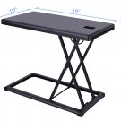 Rocelco 19"" Portable Desk Riser, Height Adjustable Travel Standing Desk Converter, Premium Compact