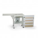 Sewnatra Portable Sewing Cabinet And Table With Lift, 3 Finishes