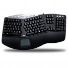 Adesso Tru-Form Pro 308 – Contoured Ergonomic Keyboard with Built-In Touchpa