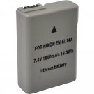 Replacement Battery Fo Nikon El-14~1800Mah