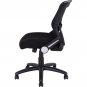 Lorell, Flipper Arm Mid-back Chair, 1 Each, Black