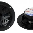 Pyle PLMR41B 4"" 100W Dual Cone Waterproof Marine Boat Stereo Speakers PAIR