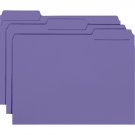 Smead, SMD10283, Interior File Folders, 100 / Box, Purple