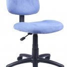 Boss Office Products Blue Perfect Posture Delubye Modern Home Office Chair wit