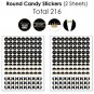 Prom - Mini Candy Bar Wrappers, Round Candy Stickers and Circle Stickers - Prom Night Party Candy 
