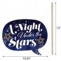 Big Dot of Happiness Starry Skies - Gold Celestial Party Photo Booth Props Kit - 20 Count