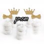 Big Dot of Happiness Prom - Dessert Cupcake Toppers - Prom Night Party Clear Treat Picks - Set of