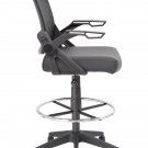 Office & Home Drafting Stool With Flip Arms