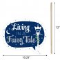 Big Dot of Happiness Fairy Tale Fantasy - Royal Prince and Princess Party Photo Booth Props Kit -