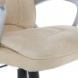 Serta Fabric High-Back Office Chair with Arms, 250 lb Capacity, Tan