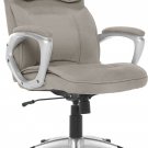 Serta Fabric High-Back Office Chair with Arms, 250 lb Capacity, Gray