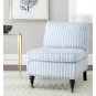 Safavieh Randy Transitional Upholstered Slipper Chair w/ Casters