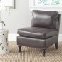 Safavieh Randy Transitional Upholstered Slipper Chair w/ Casters