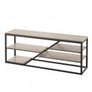Tv Stand For Tvs Up To 70"" With Asymmetrical Design In Natural Oak