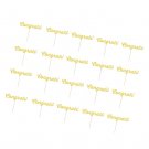 20X Congrats Congratulations Graduation Party Cupcake Dessert Picks