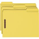 Smead, SMD12942, WaterShed/CutLess Fastener File Folders, 50 / Box, Yellow