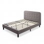 Zinus Melodey 42"" Upholstered Platform Bed Frame, King
