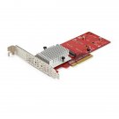 StarTech Dual M.2 PCIe SSD Adapter Card, X8 / X16 Dual Nvme/Ahci M.2 SSD to Pc