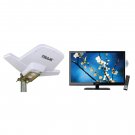 Supersonic SC-2412 24"" 1080p LED TV/DVD Combination, AC/DC Compatible with RV/Boat & Tram HDTV Dig