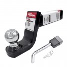 Automotive Hitch Ball Mount Security Kit, 4 Inch Drop And 2 Inch Hitch Ball