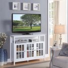 Big Sur Deluxe 55 Inch Tv Stand With Storage Cabinets And Shelf, White